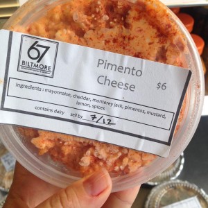 A fan favorite- Pimento Cheese, in our To Go cooler!  Pick one up today! 