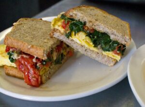 Picture of Morning Forager Breakfast Sandwich by 67 Biltmore Downtown Eatery and Catering in Asheville, NC