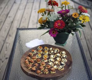 Picture of Appetizers at a Garden Party by 67 Biltmore Downtown Eatery and Catering in Asheville, NC