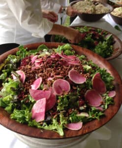 Picture of Salad at Penland Auction by 67 Biltmore Downtown Eatery and Catering in Asheville, NC