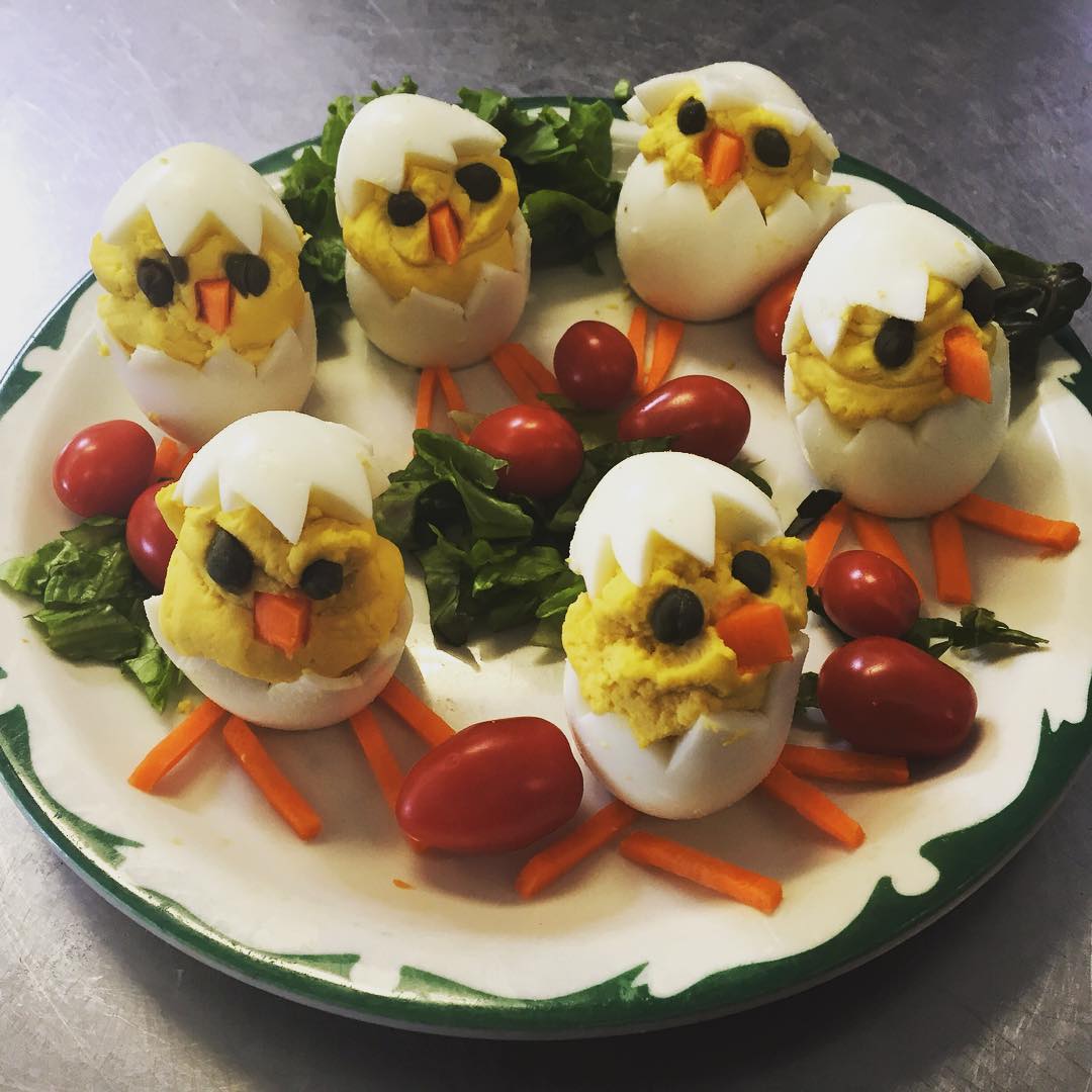 Easter Deviled Eggs by 67 Biltmore Downtown Eatery and Catering in ...