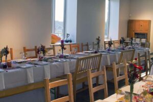 Picture of Gathering Room Setup for Dinner by 67 Biltmore Downtown Eatery and Catering in Asheville, NC