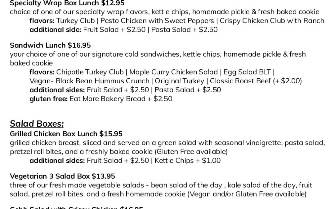 67 Biltmore casual catering – 2025