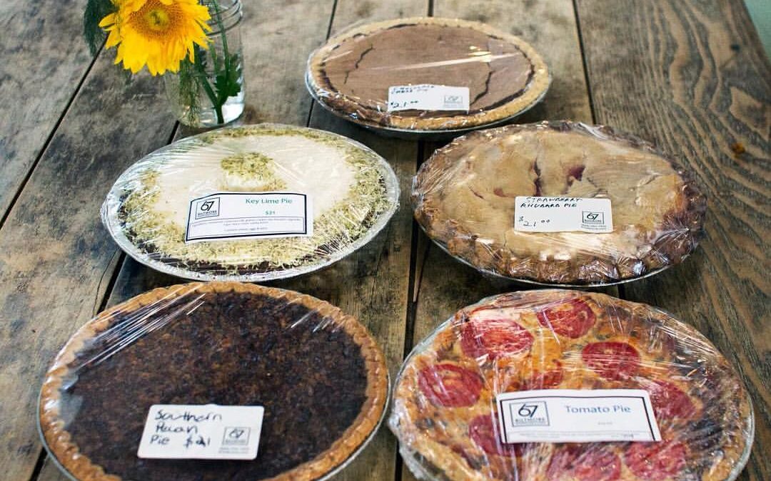 Assorted Pies by 67 Biltmore Downtown Eatery and Catering in Asheville, NC