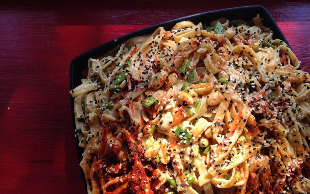 Sesame Peanut Noodle Salad by 67 Biltmore Downtown Eatery and Catering in Asheville, NC