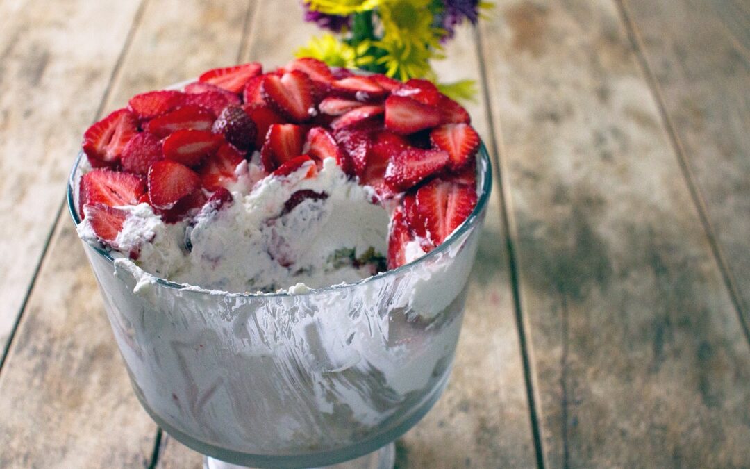 Strawberry Trifle by 67 Biltmore Downtown Eatery and Catering in Asheville, NC