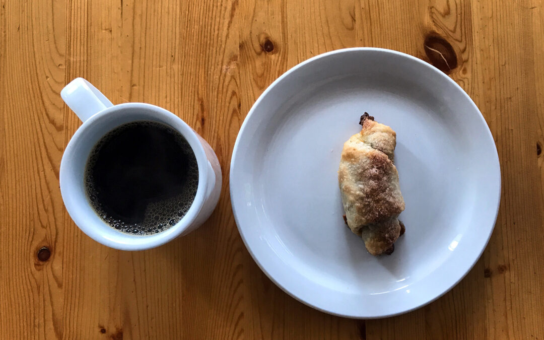 rugelach and coffee